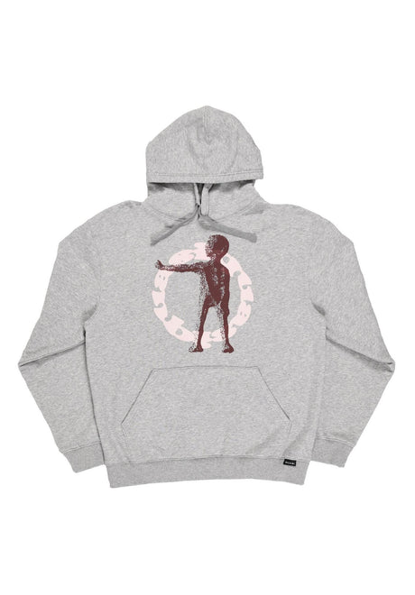 Quasi Earthtrax Hoodie heather-grey – Set forfra