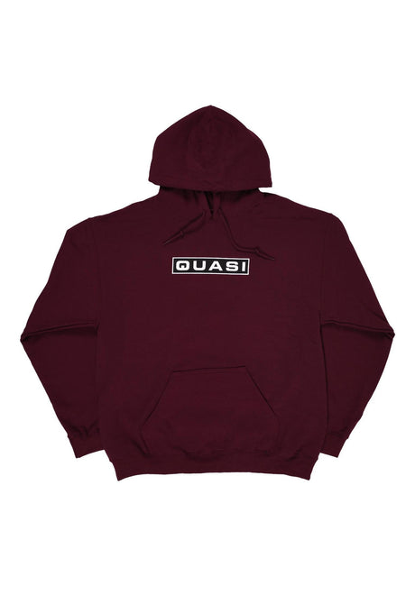 Quasi Euro Logo Sudadera maroon – Vista frontal