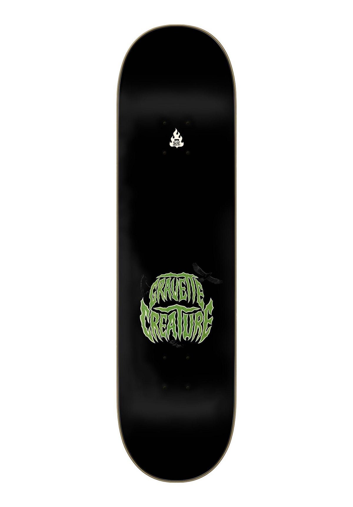 Creature Gravette Hippie Skull Pro Deck black-green – Set bagfra