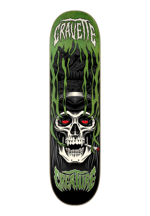 Gravette Hippie Skull Pro black-green Vorderansicht