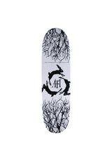 Welcome X AFI Decemberunderground on Sons of Boline Deck white glitter – Front view
