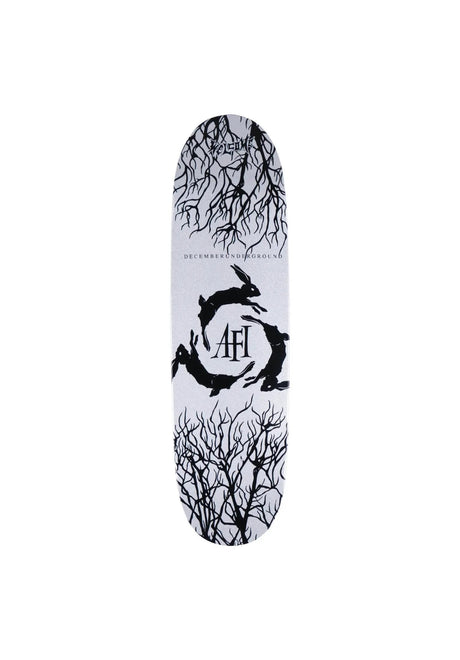 Welcome X AFI Decemberunderground on Sons of Boline Planche white glitter – Vue de face