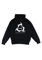 Welcome X AFI Decemberundergrouund Felpa con cappuccio black – Vista frontale