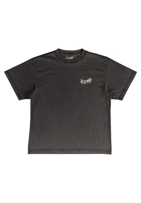 Iron Wolf Boxy Garment-Dyed vintage-black Vorderansicht
