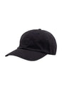 Tag Hat 6-Panel Unstructured Strapback black-washed Vorderansicht