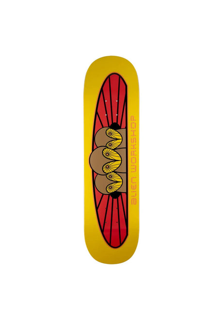 Alien-Workshop Owliad Deck yellow – Vooraanzicht