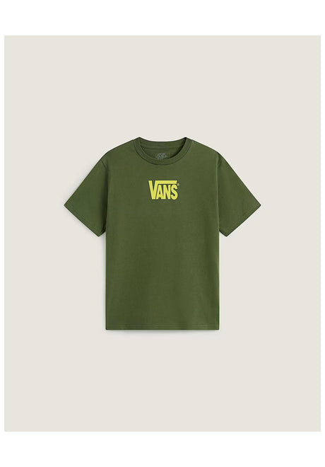 Vans Stretch Logo Kids T-shirt green-balsam – Vooraanzicht