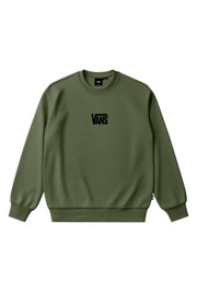 Stretch Logo Crew green-balsam Vorderansicht