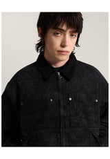 Vans Nico Cropped Chore Canvas Winter Jackets black – Detail view 1