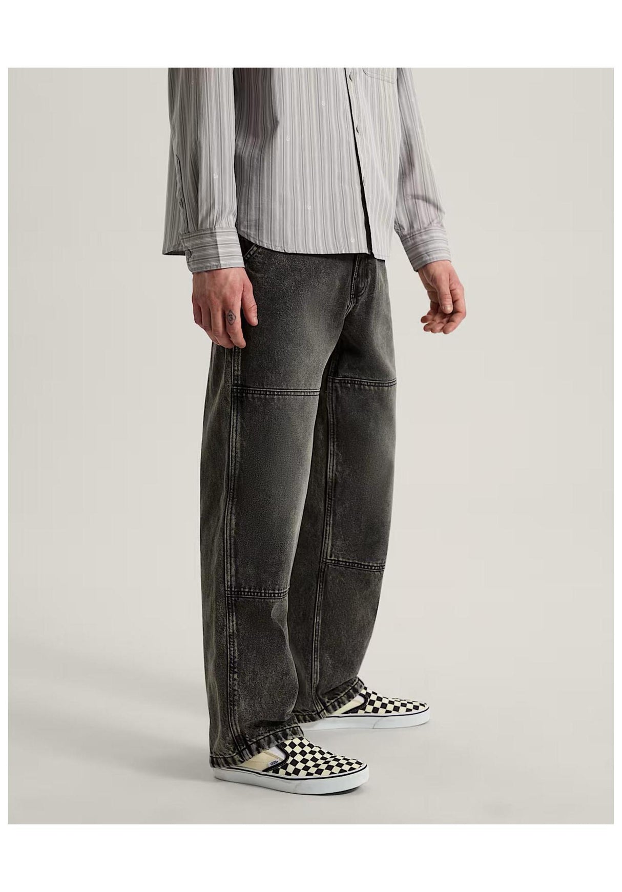 Vans x Rowan Double Knee 2.0 Jeans black-stonewashed – Vista di dettaglio 1
