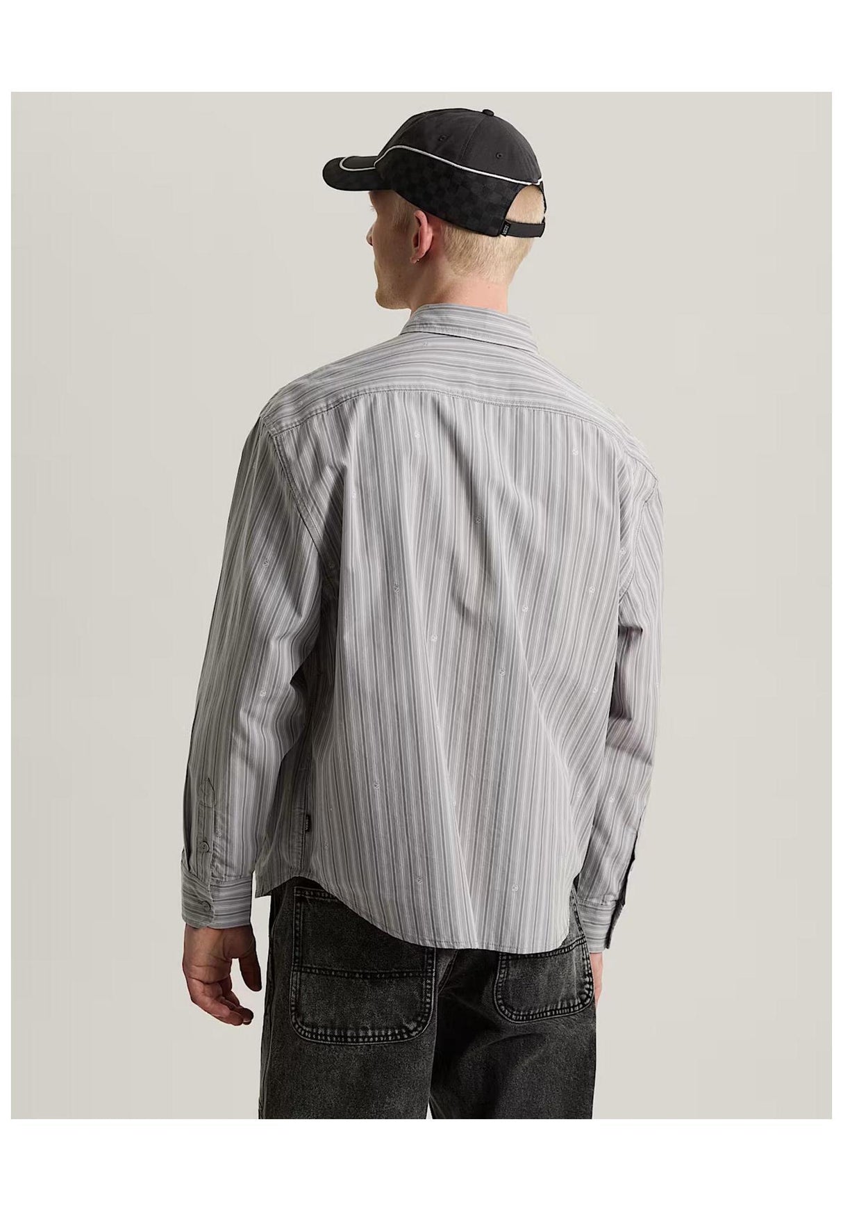 Vans x Rowan Stripe Camisa lightgrey – Vista trasera