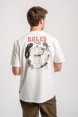 Rules Wild Brew T-Shirt offwhite – Back view