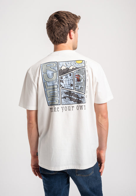 Rules New Terrain Camiseta offwhite – Vista trasera