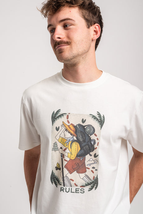 Rules Open Path Camiseta offwhite – Vista trasera