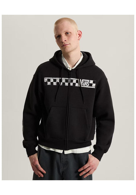 Vans Racing Full Zip Hoody met rits black – Achteraanzicht