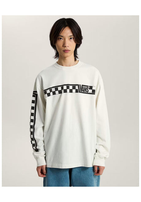 Vans Racing Longsleeve marshmallow – Achteraanzicht
