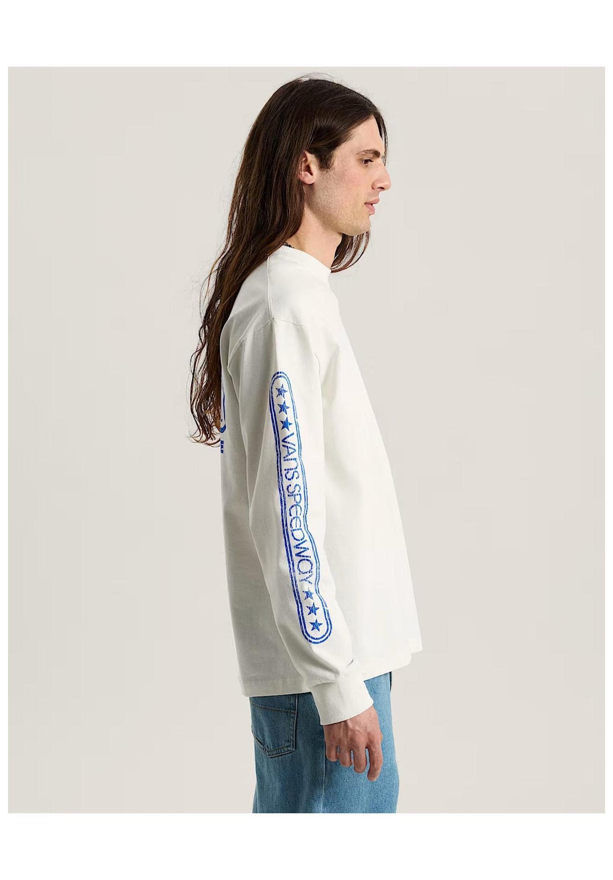Vans Speedway Longsleeve marshmallow – Detailweergave 1