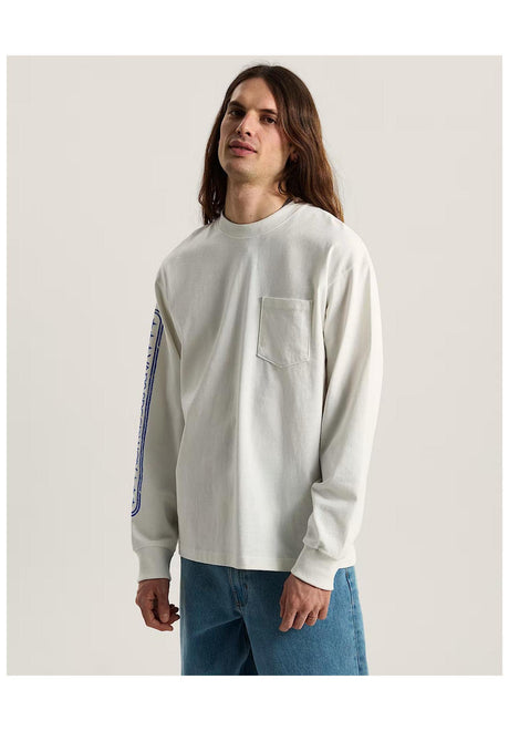 Vans Speedway Maglietta a maniche lunghe marshmallow – Vista posteriore