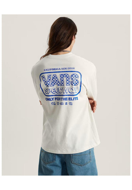 Vans Speedway Maglietta a maniche lunghe marshmallow – Vista frontale