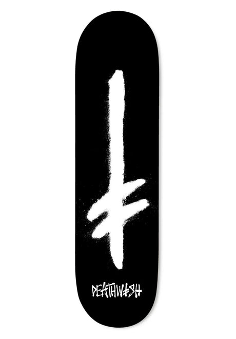 Deathwish Gang Spray PP Deck black-white – Vooraanzicht