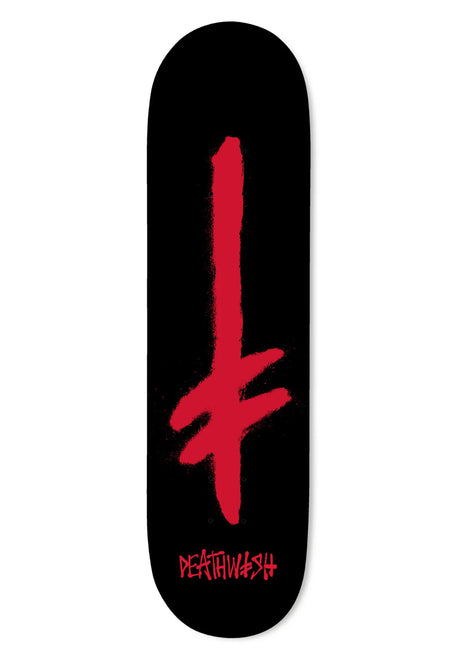 Deathwish Gang Spray PP Deck black-red – Vooraanzicht