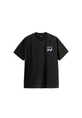 Loser-Machine x Mooneyes Chrome Craze Heavweight Camiseta vintage-black – Vista frontal