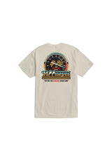 Loser-Machine x Mooneyes Redline T-shirt cream – Achteraanzicht