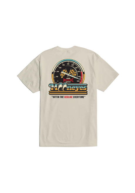 Loser-Machine x Mooneyes Redline T-Shirt cream – Front view