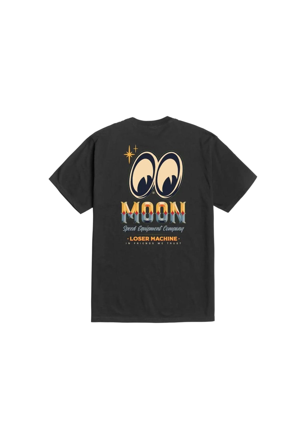 Loser-Machine x Mooneyes Sign Board T-Shirt black – Back view