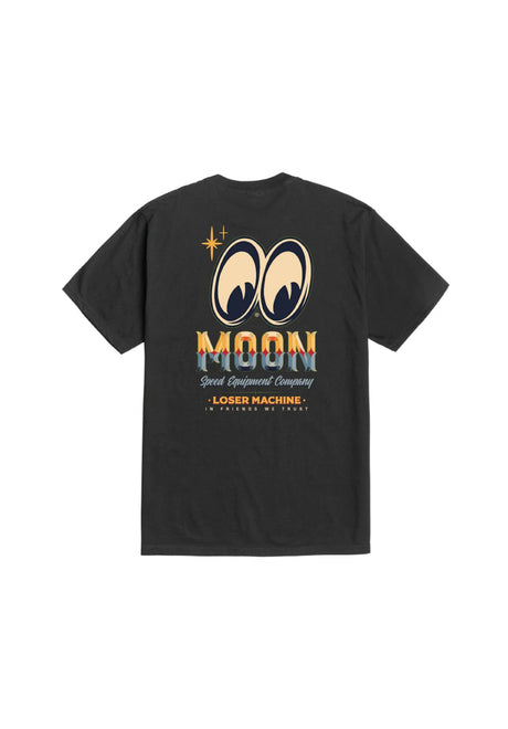 Loser-Machine x Mooneyes Sign Board T-Shirt black – Front view