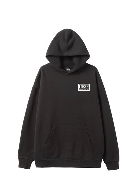 Loser-Machine Loser Box '09 Heavyweight Hoodie black – Back view