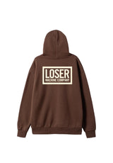 Loser-Machine Loser Box '09 Heavyweight Sweat à capuche brown – Vue de dos
