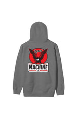 Loser-Machine Powerband Sudadera gunmetal-heather – Vista trasera