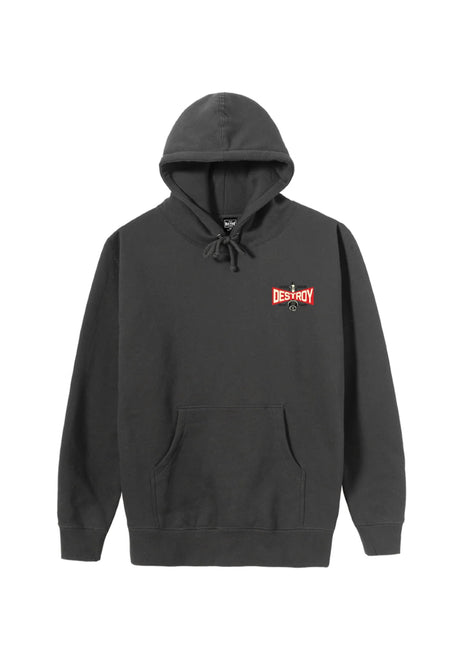 Loser-Machine Hot Spark Hoodie asphalt – Back view