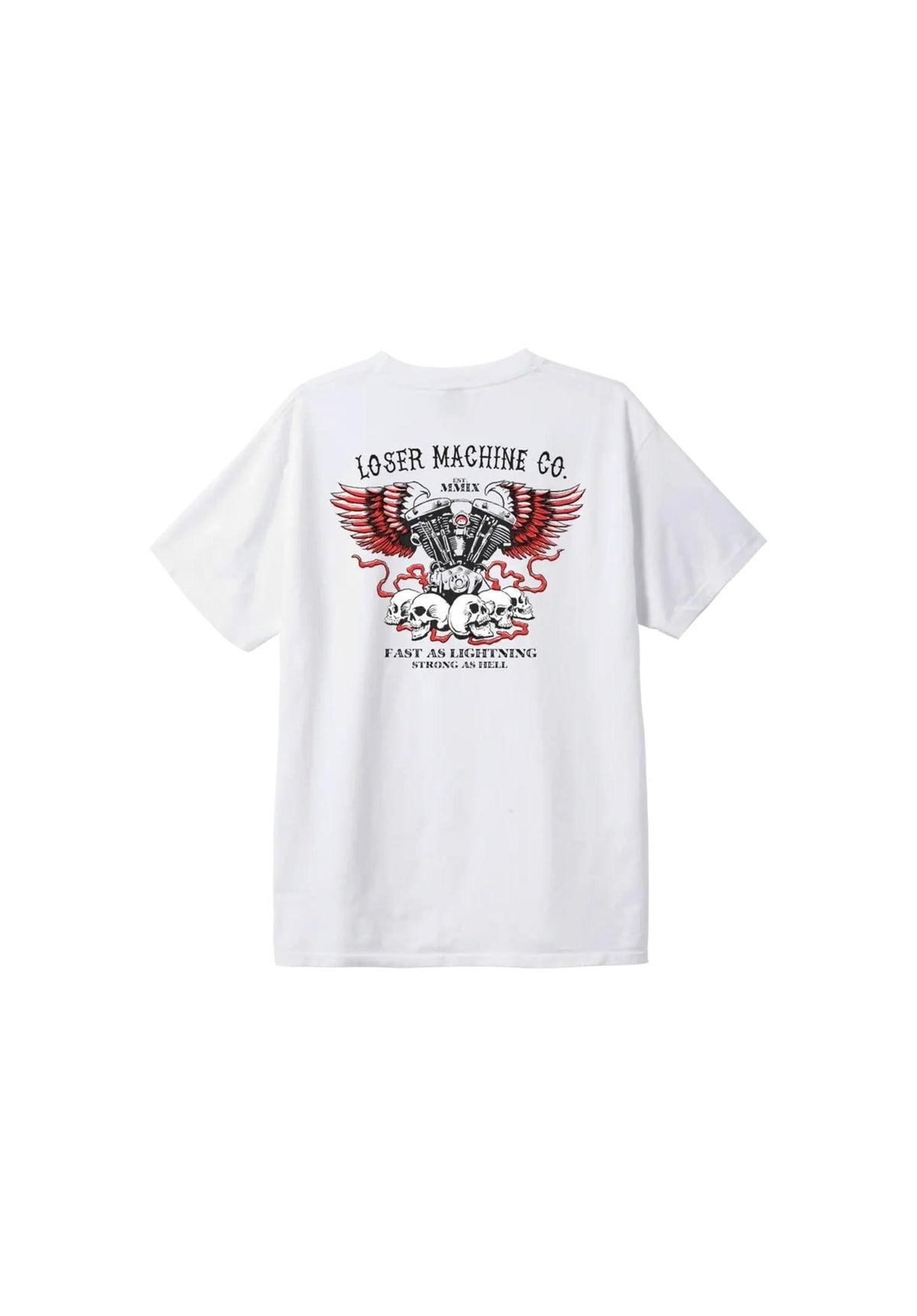 Loser-Machine No Easy Way Out Camiseta white-enzyme – Vista trasera