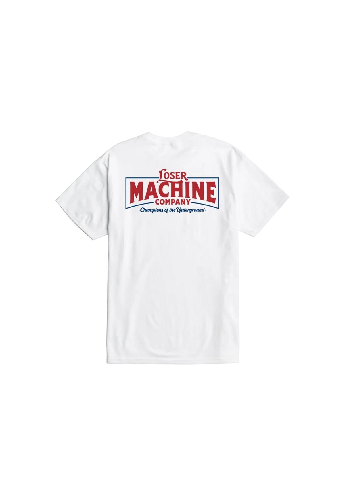 Loser-Machine Benchmark T-shirt white – Achteraanzicht