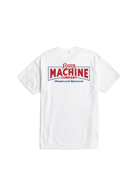 Loser-Machine Benchmark T-Shirt white – Front view