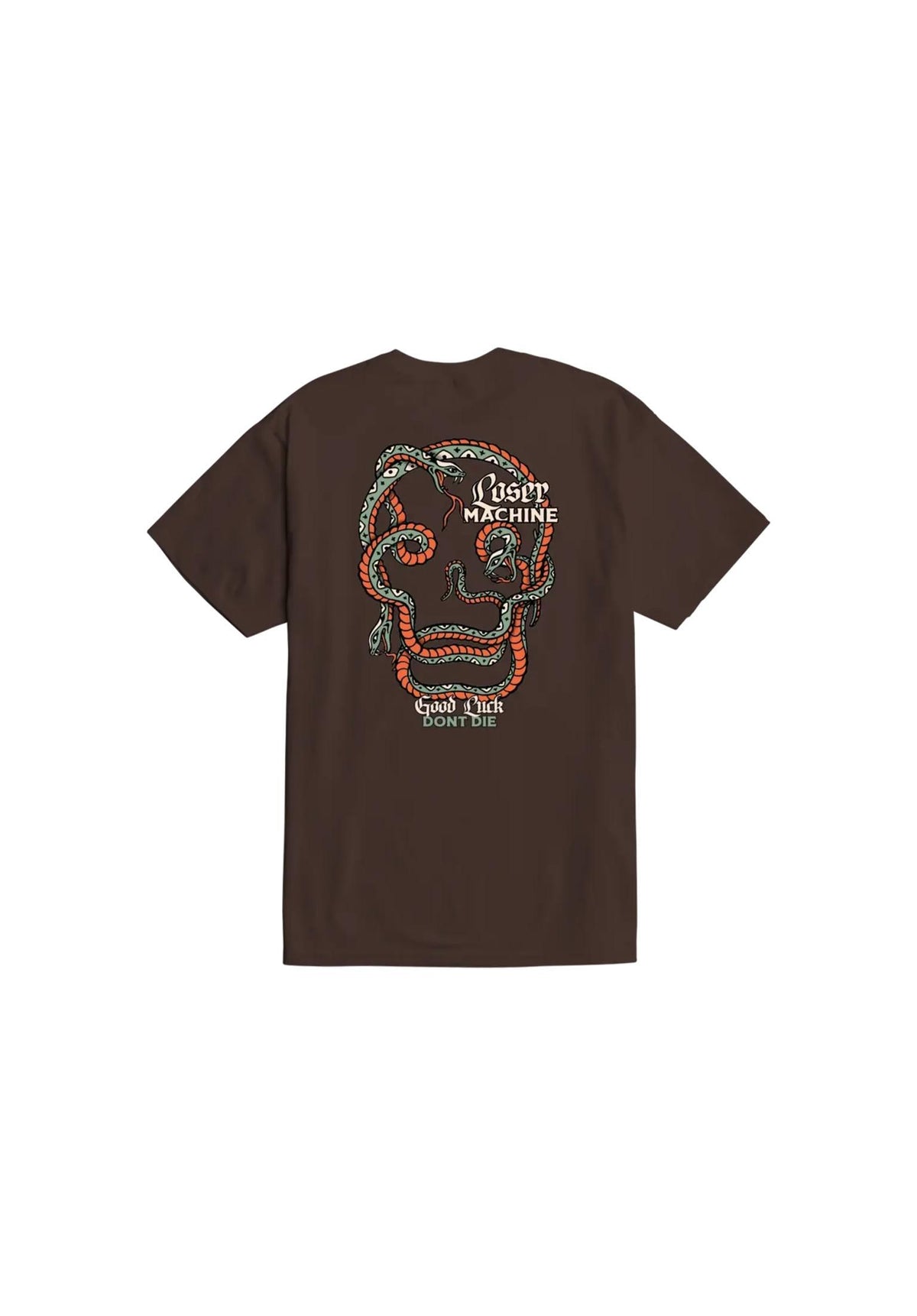 Loser-Machine Snake Eyes Camiseta java-brown – Vista trasera