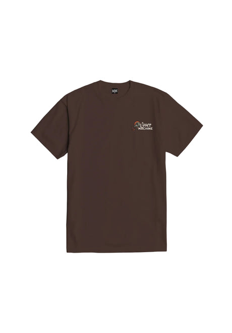 Loser-Machine Snake Eyes T-Shirt java-brown – Back view