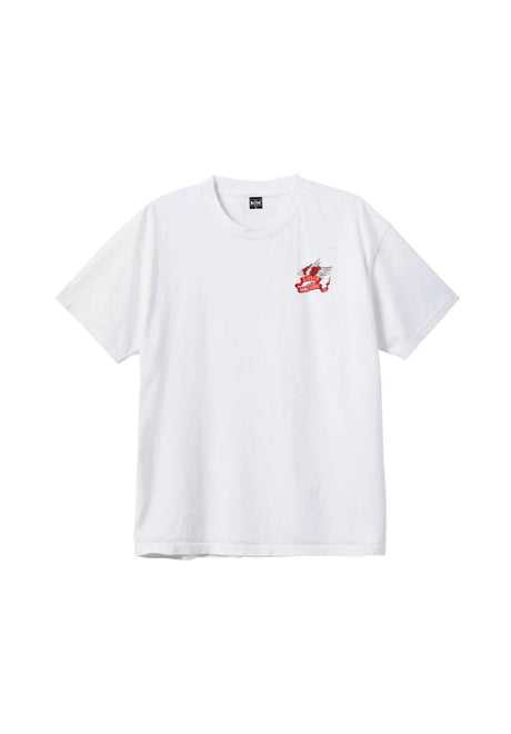 Loser-Machine Fire Starter T-Shirt white-enzyme – Back view