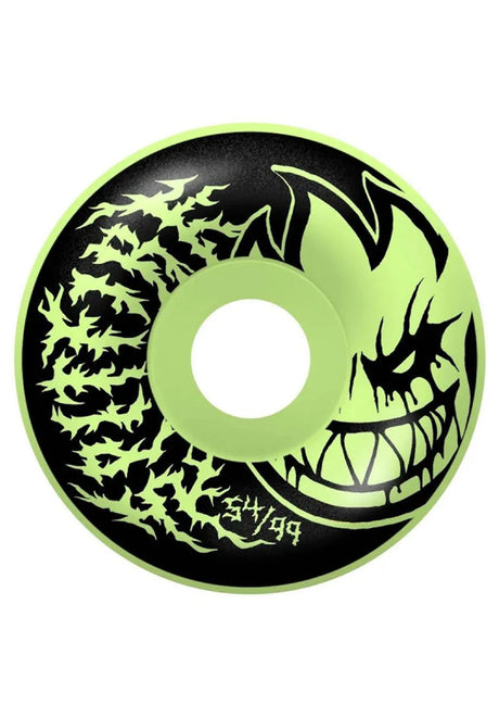 Spitfire Formula Four Deathmask II Bighead Radial Full 99A Roues glow – Vue de face