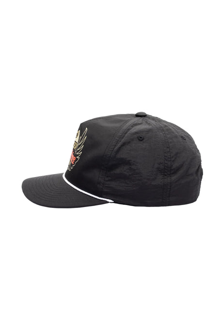 Loser-Machine Winston 5-Panel Unstructured Snapback Cap black – Back view