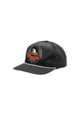 Loser-Machine Winston 5-Panel Unstructured Snapback Cap black – Vooraanzicht