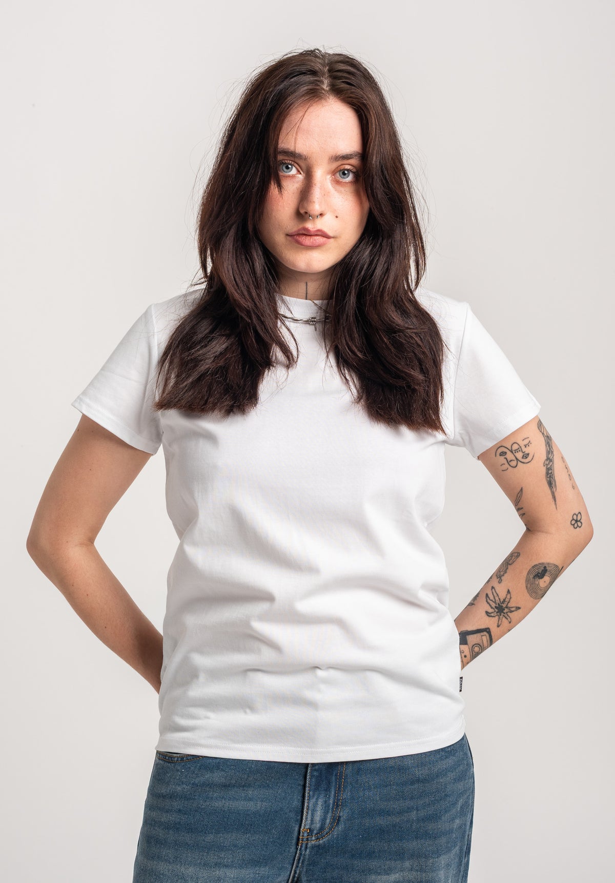 TITUS W HXGN Heavy Tee T-shirt white – Achteraanzicht
