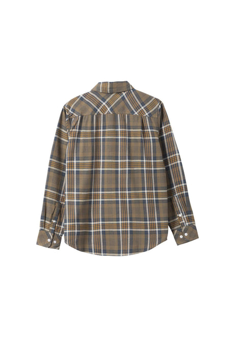 Dark Seas Newton Lightweight Camicia a maniche lunghe grey-navy – Vista posteriore