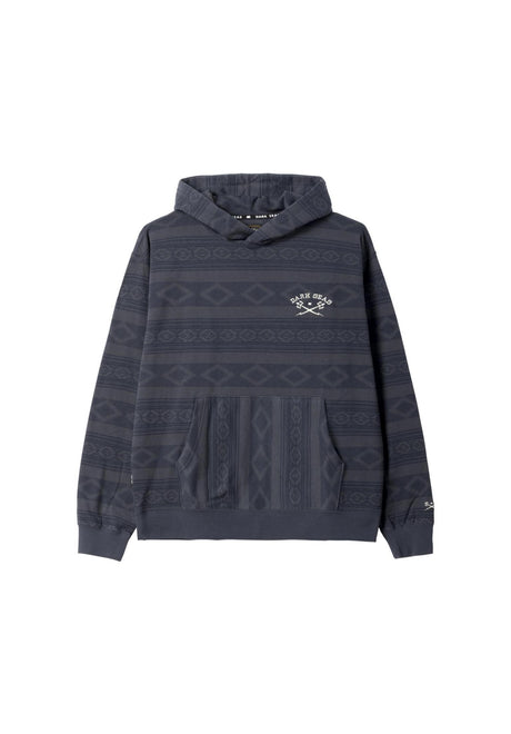 Dark Seas Alvarado Hoodie-sweater indigo – Vooraanzicht