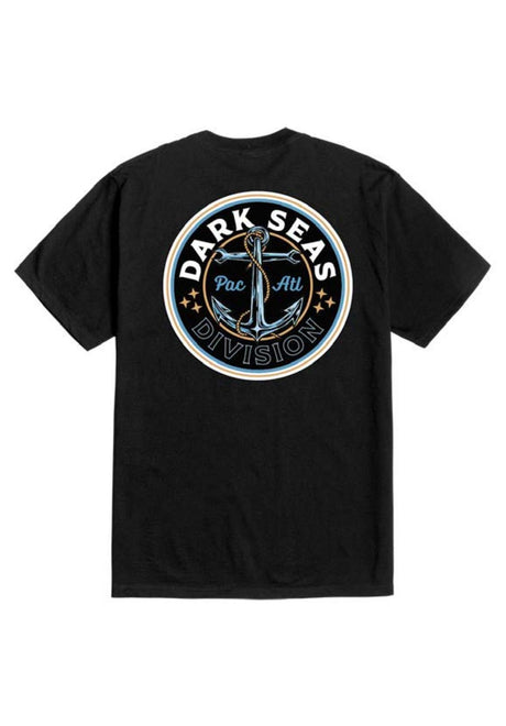 Dark Seas Anchors Up T-Shirt black – Front view