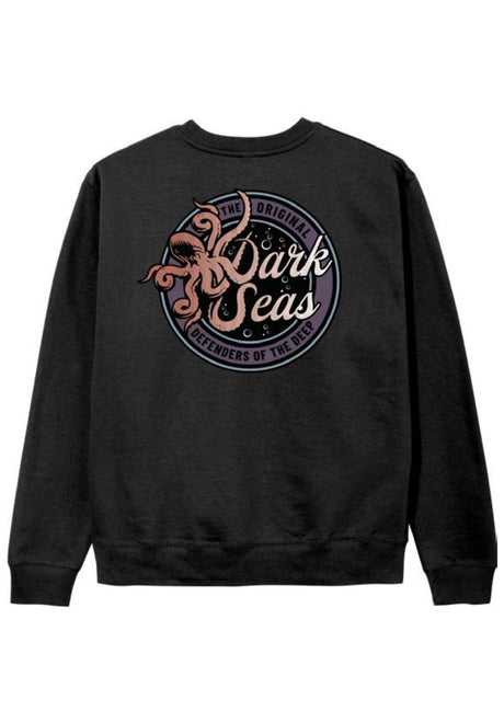Dark Seas Locomotion Felpa pigment-black – Vista frontale