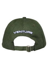 Venture Retro V 6-Panel Low Denim Unstructured Snapback Kasket olive-denim – Set bagfra