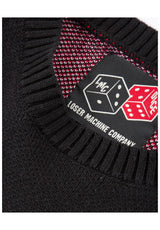 Loser-Machine x DICE Quarterly Sweatshirt black – Set oppefra